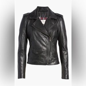 Treasure & Bond Leather Biker Jacket